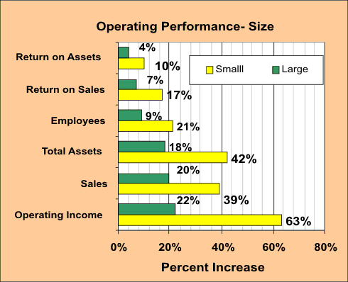 Operating Performance and Size